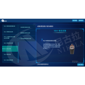 10kV 配网高压试验虚拟仿真系统（PC&VR）